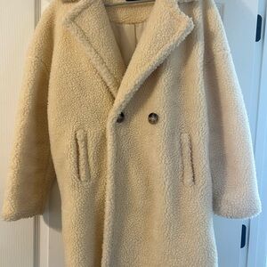 PrettyLittleThing Cream Teddy Jacket